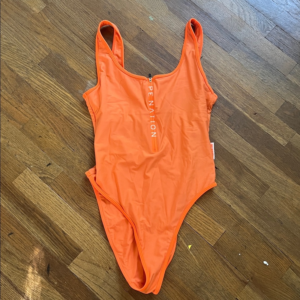 P.E Nation Bright Orange Swimsuit - S🔥